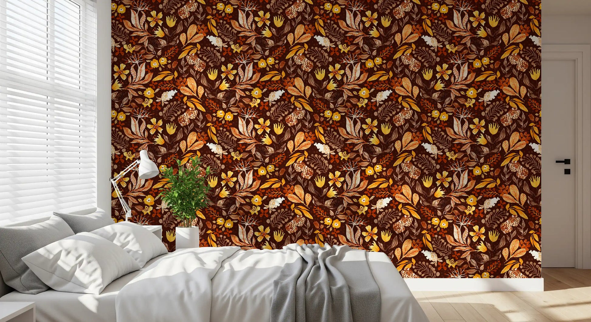 Autumn Botanical Harvest Wallpaper⁠