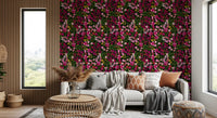 Midnight Botanical Meadow Wallpaper⁠