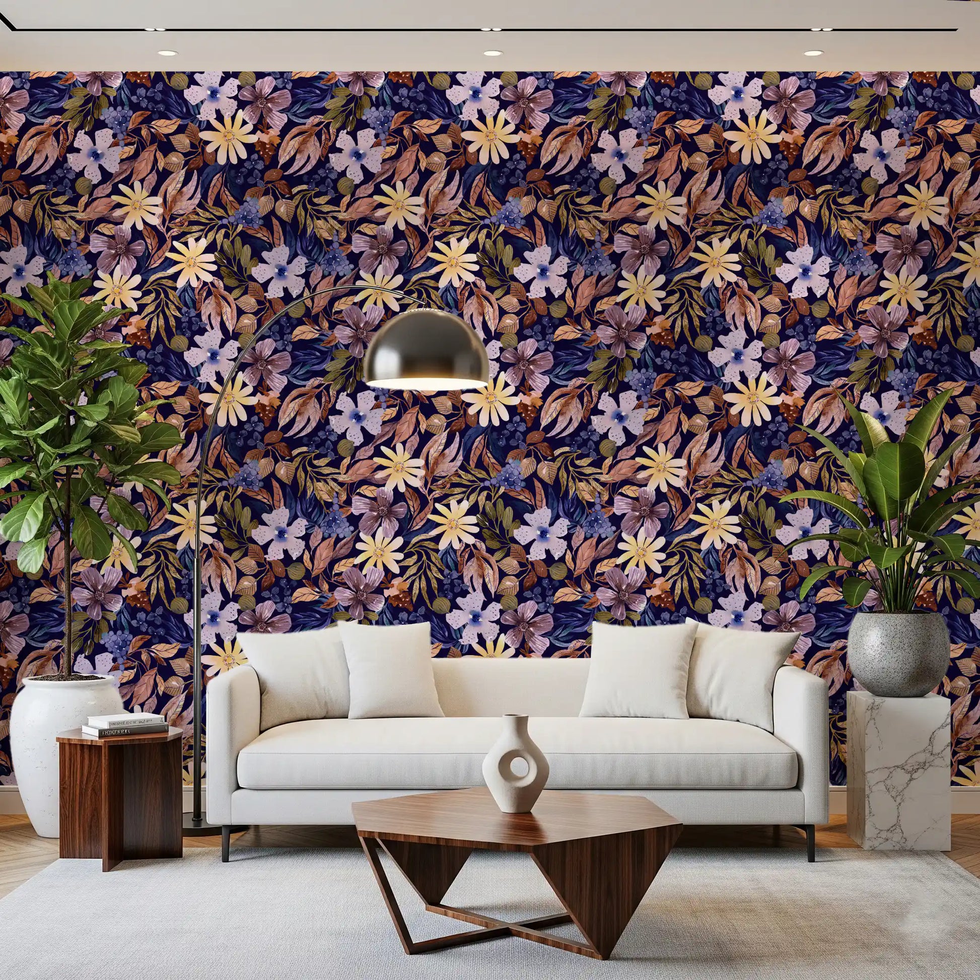 Vintage Garden Impressionism Wallpaper⁠