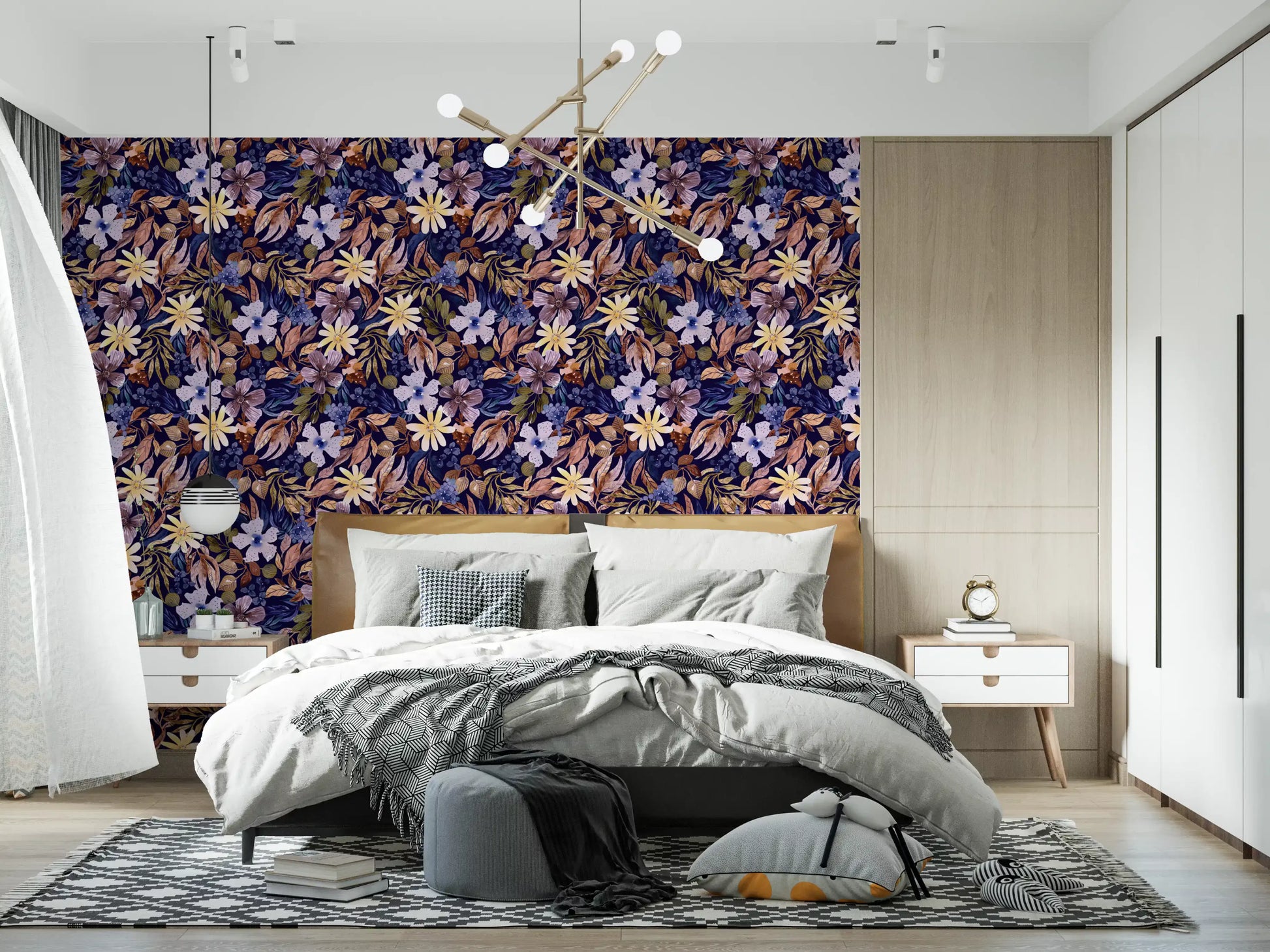 Vintage Garden Impressionism Wallpaper⁠