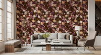 Midnight Botanical Garden Wallpaper⁠