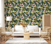 Rustic Botanical Forest Trail Wallpaper⁠