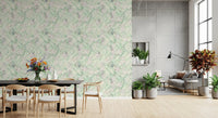 Soft Sage Botanical Garden Wallpaper⁠