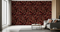 Autumnal Berry Harvest Illustration Wallpaper⁠
