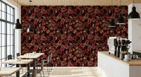 Autumnal Berry Harvest Illustration Wallpaper⁠