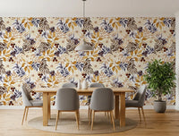Autumn Harvest Botanical Wallpaper⁠
