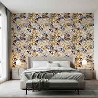 Autumn Harvest Botanical Wallpaper⁠