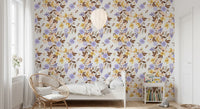 Watercolor Meadow Floral Sprays Wallpaper⁠