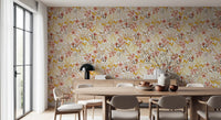Rustic Earthy Flora Pattern Wallpaper⁠