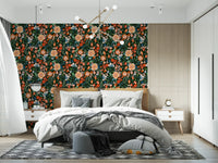 Enchanted Garden Foliage Wallpaper⁠