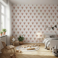 Soft Pink Ribboned Blossom Bouquet Wallpaper⁠