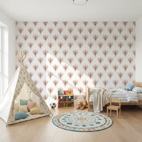 Soft Pink Ribboned Blossom Bouquet Wallpaper⁠