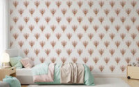 Soft Pink Ribboned Blossom Bouquet Wallpaper⁠