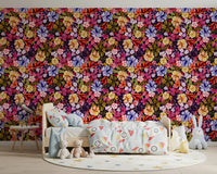 Artisanal Garden Pattern Wallpaper⁠