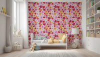 Watercolor Garden Blooms Wallpaper⁠