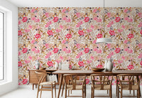 Modern Whimsical Berry Garden Wallpaper⁠