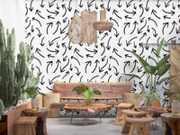 Charcoal Hand-Drawn Arrows Wallpaper⁠