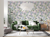 Painterly Spring Wildflower Trail Wallpaper⁠