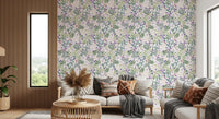 Painterly Spring Wildflower Trail Wallpaper⁠