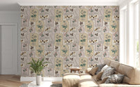 Botanical Winter Specimen Herbarium Wallpaper⁠