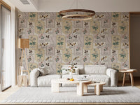 Botanical Winter Specimen Herbarium Wallpaper⁠
