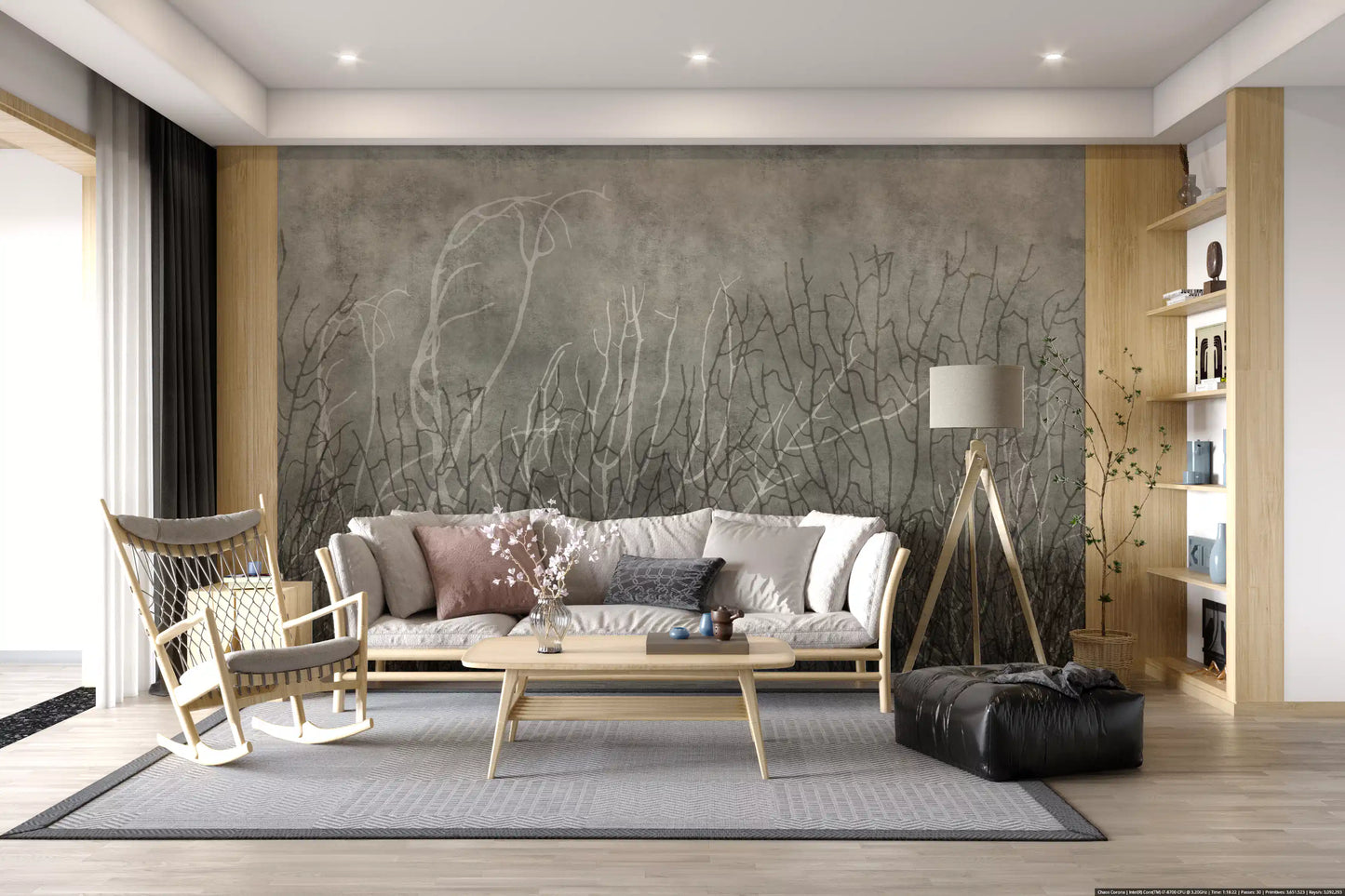 Sea Fans - Dusk Wall Mural