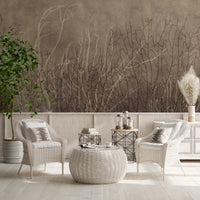 Sea Fans - Golden Taupe  Wall Mural