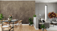 Sea Fans - Golden Taupe  Wall Mural