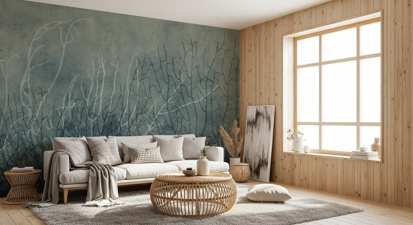 Sea Fans - Deep Lake Wall Mural