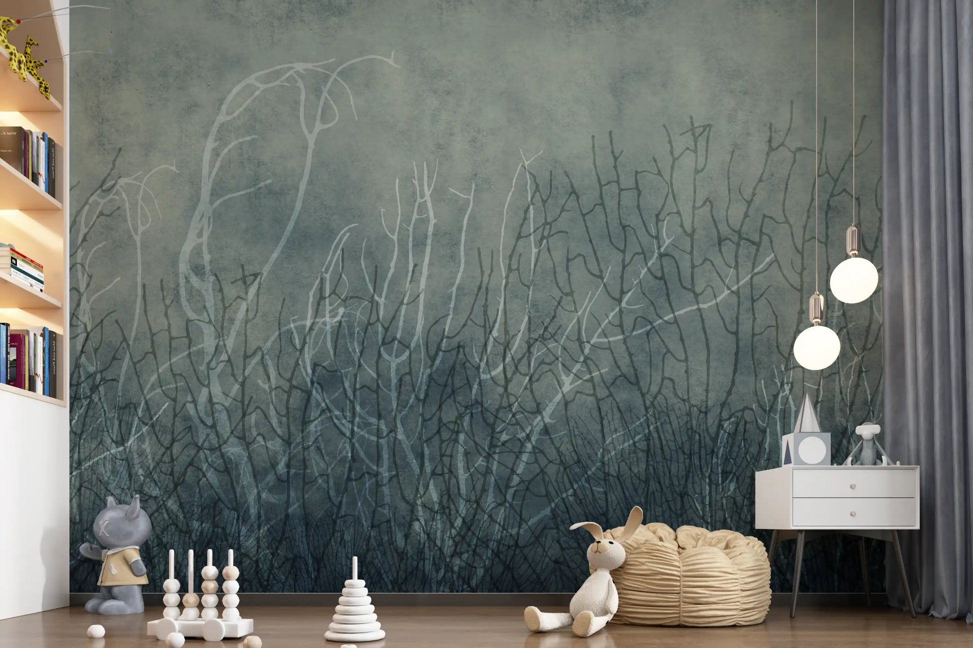 Sea Fans - Deep Lake Wall Mural