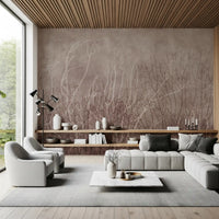 Sea Fans - Mauve Plum Wall Mural