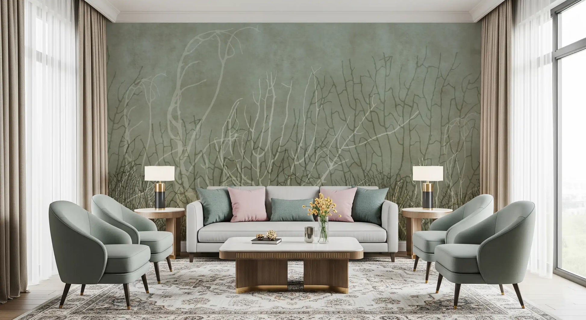 Sea Fans - Ocean Brine Wall Mural