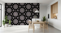 Ethereal Petal Bloom Pattern Wallpaper⁠