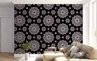 Ethereal Petal Bloom Pattern Wallpaper⁠