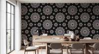 Ethereal Petal Bloom Pattern Wallpaper⁠