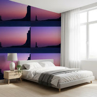 Twilight Coastal Beacon Wallpaper⁠