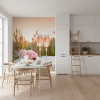 Pink Peony Celebration Wall Mural