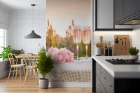 Pink Peony Celebration Wall Mural