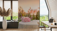 Pink Peony Celebration Wall Mural