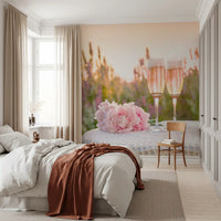 Pink Peony Celebration Wall Mural