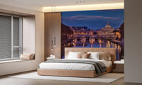 Eternal City Dusk Reflection Wall Mural