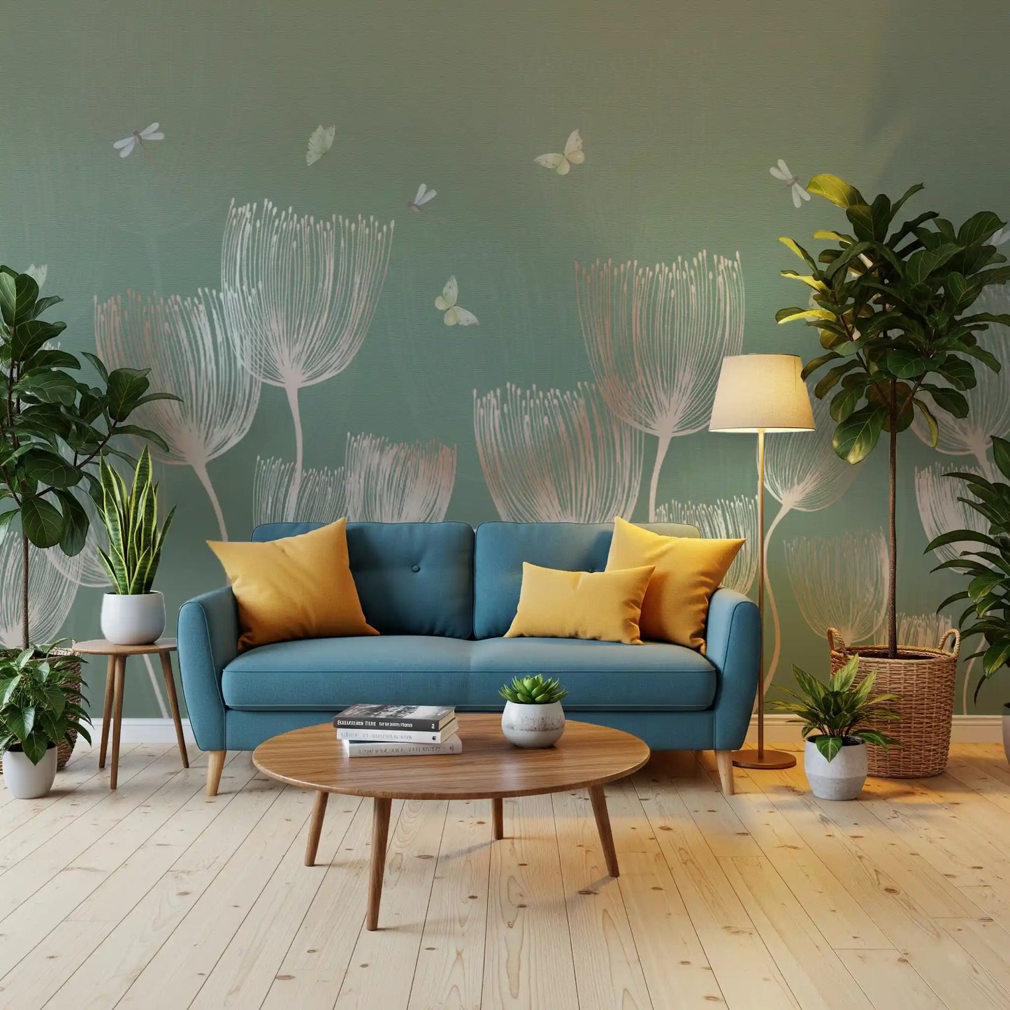 Ethereal Meadow Whispers Wall Mural