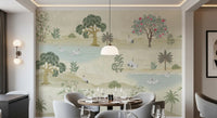 Ethereal Garden Sanctuary Wall Mural