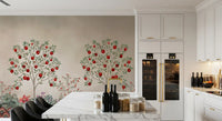 Rustic Fruit Orchard Heritage Print Wall Mural