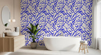 Dynamic Cobalt Motion Pattern Wallpaper⁠