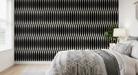 Minimalist Vertical Arch Lattice Wallpaper⁠