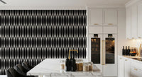 Minimalist Vertical Arch Lattice Wallpaper⁠