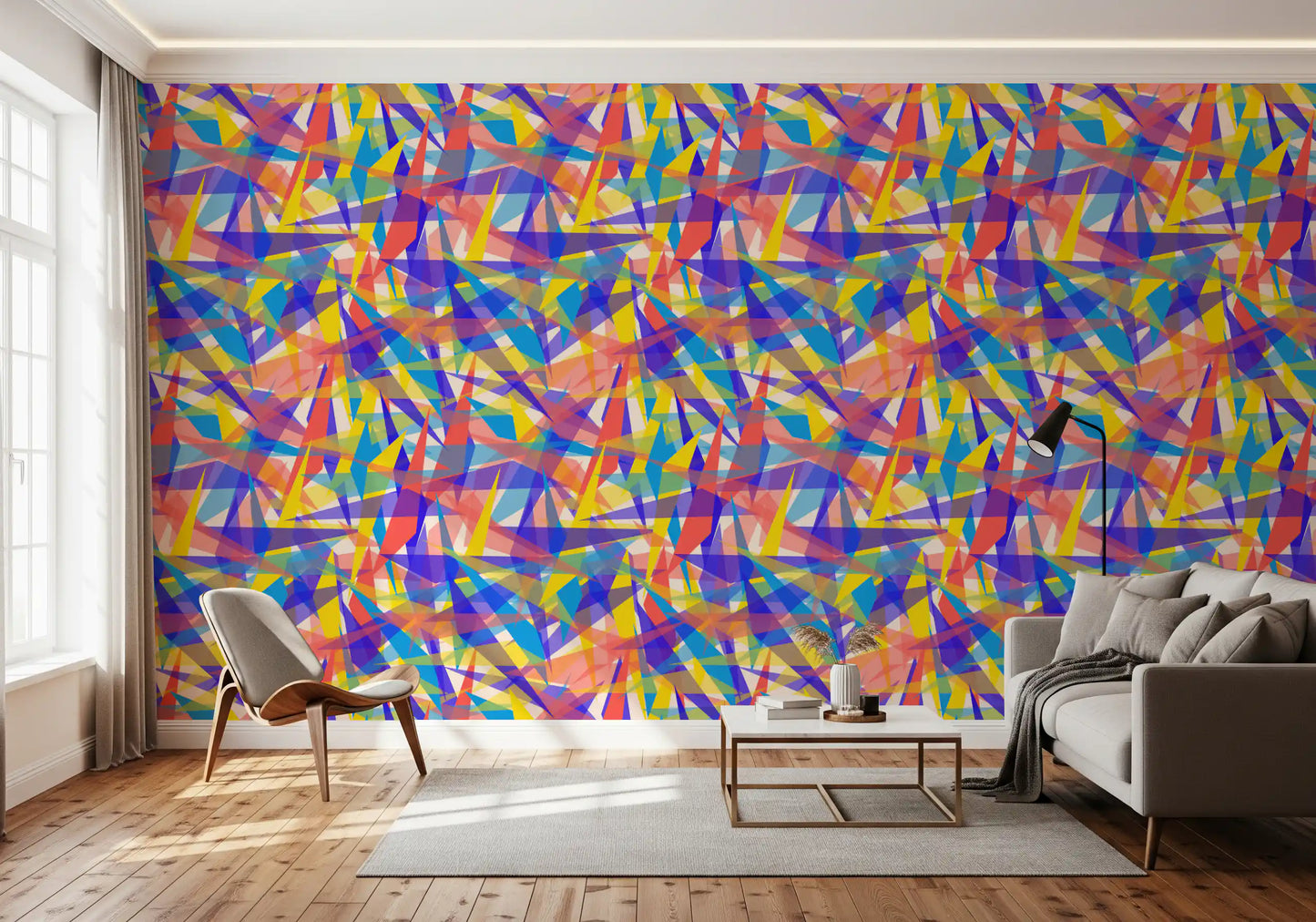 Abstract Prism Fragmentation Wallpaper⁠