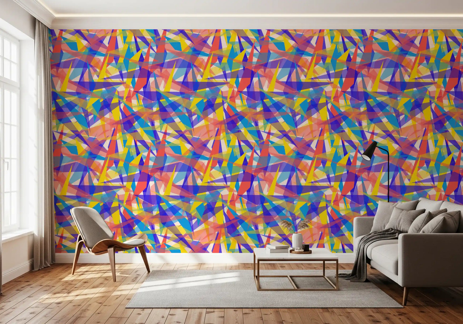 Abstract Prism Fragmentation Wallpaper⁠