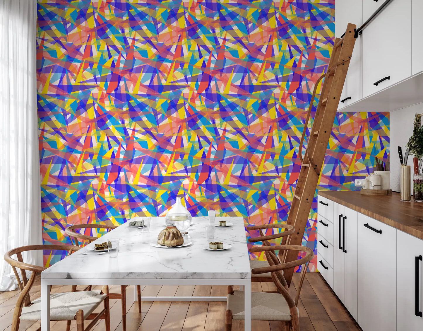 Abstract Prism Fragmentation Wallpaper⁠